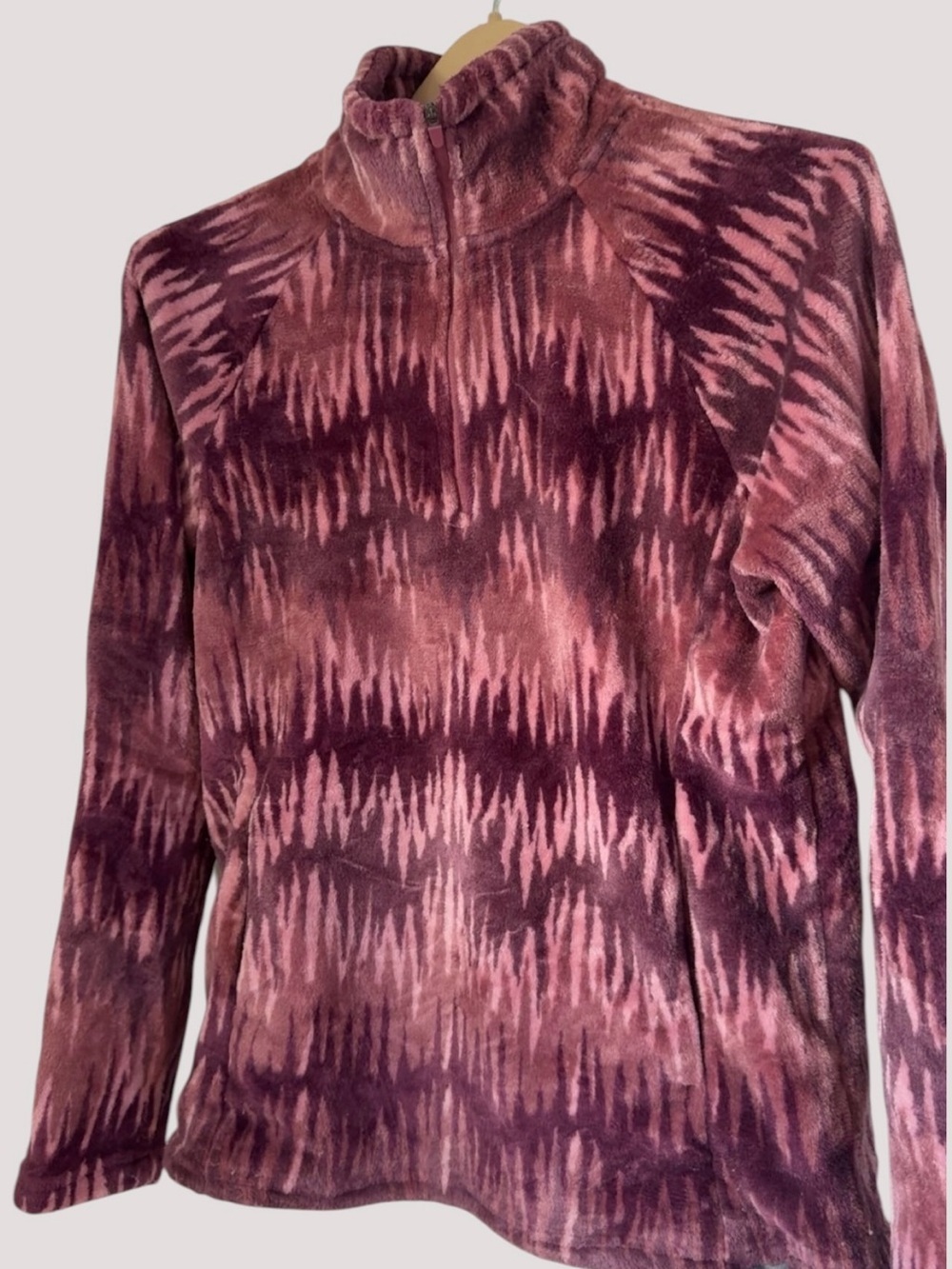 EDDIE BAUER FLEECE QUARTER ZIP PULLOVER SIZE M